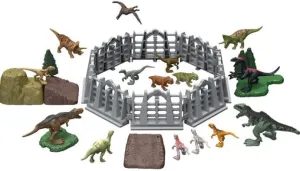 ???(MATTEL) Jurassic World Dominion Minis Mega On-The-Go Dinosaur Danger Set HJB16
