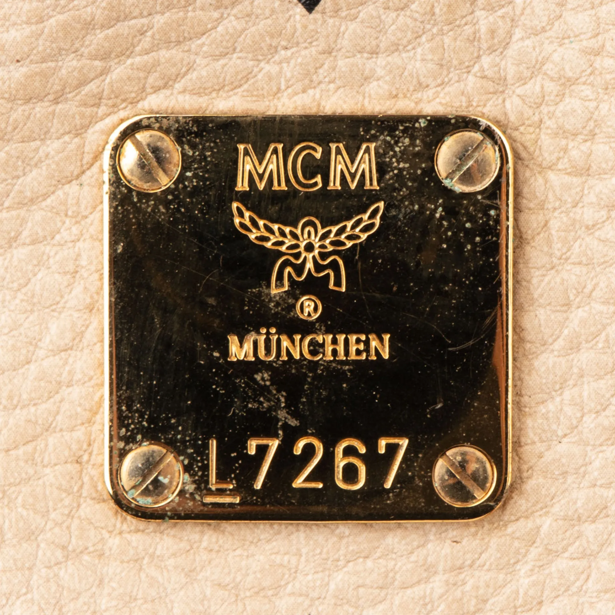 MCM Visetos Monogram Bucket Crossbody Bag