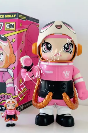 Mega Space Molly 400% 100% The Powerpuff Girls Blossom - 飞天小女警花花400% 100%