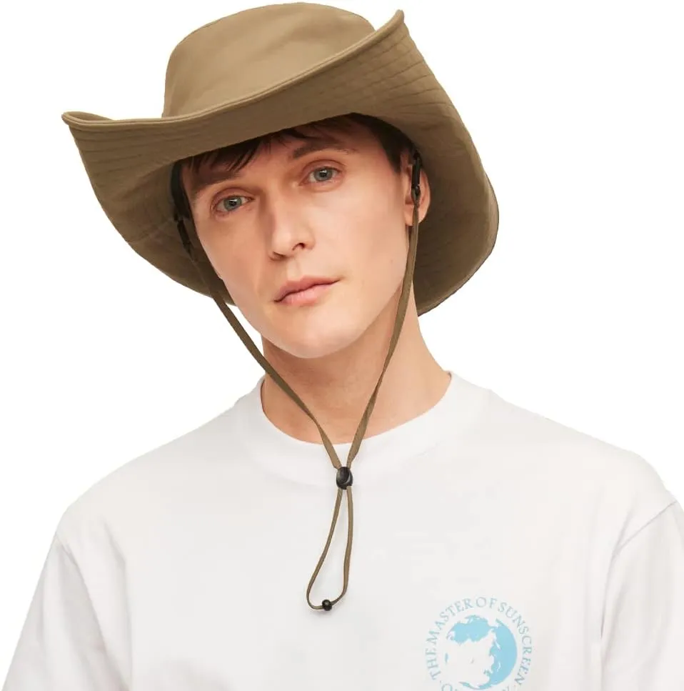 Men Women Foldable Fishing Hat UPF 50  Sun Hats Bucket Boonie Hat for Hiking Garden Safari Beach SNH3M274D