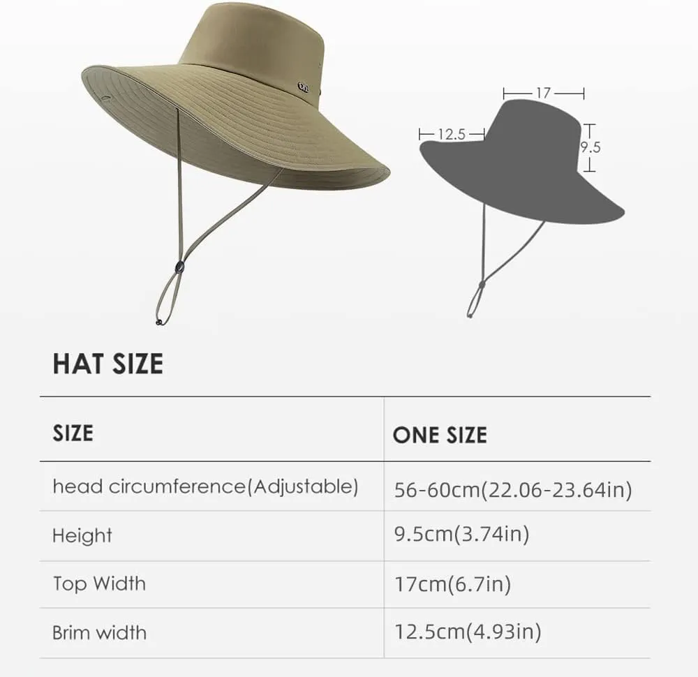 Men Women Foldable Fishing Hat UPF 50  Sun Hats Bucket Boonie Hat for Hiking Garden Safari Beach SNH3M274D
