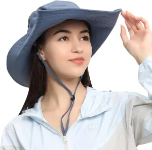 Men Women Foldable Fishing Hat UPF 50  Sun Hats Bucket Boonie Hat for Hiking Garden Safari Beach SNH3M274D