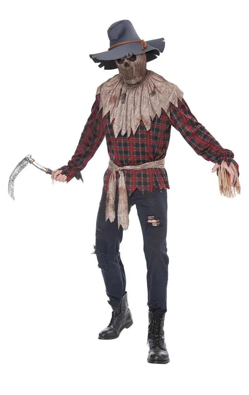 Mens Bad Harvest Scarecrow Costume