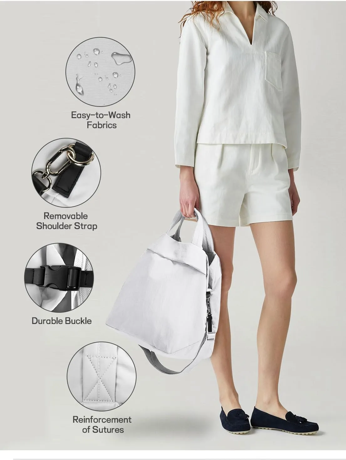 MEYFANCY Women Tote Bag Large Shoulder Bag Top Handle Handbag with Adjustable Strap for Gym, Work