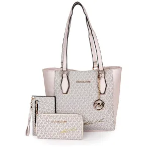 Michael Kors Voyager Tote Bag With Sling-Biege