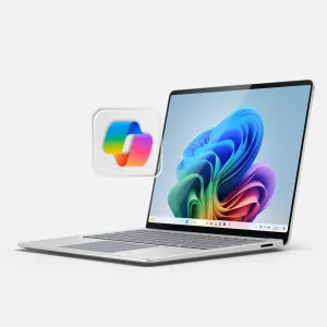 Microsoft Surface Laptop (2024), Windows 11 Copilot  PC, 13.8" Touchscreen Display, Snapdragon X Elite (12 core), 16GB RAM, 512GB SSD Storage, Platinum