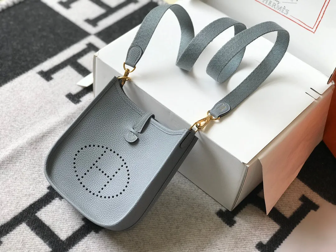 Mini Evelyne 18cm Grey Togo Ghw