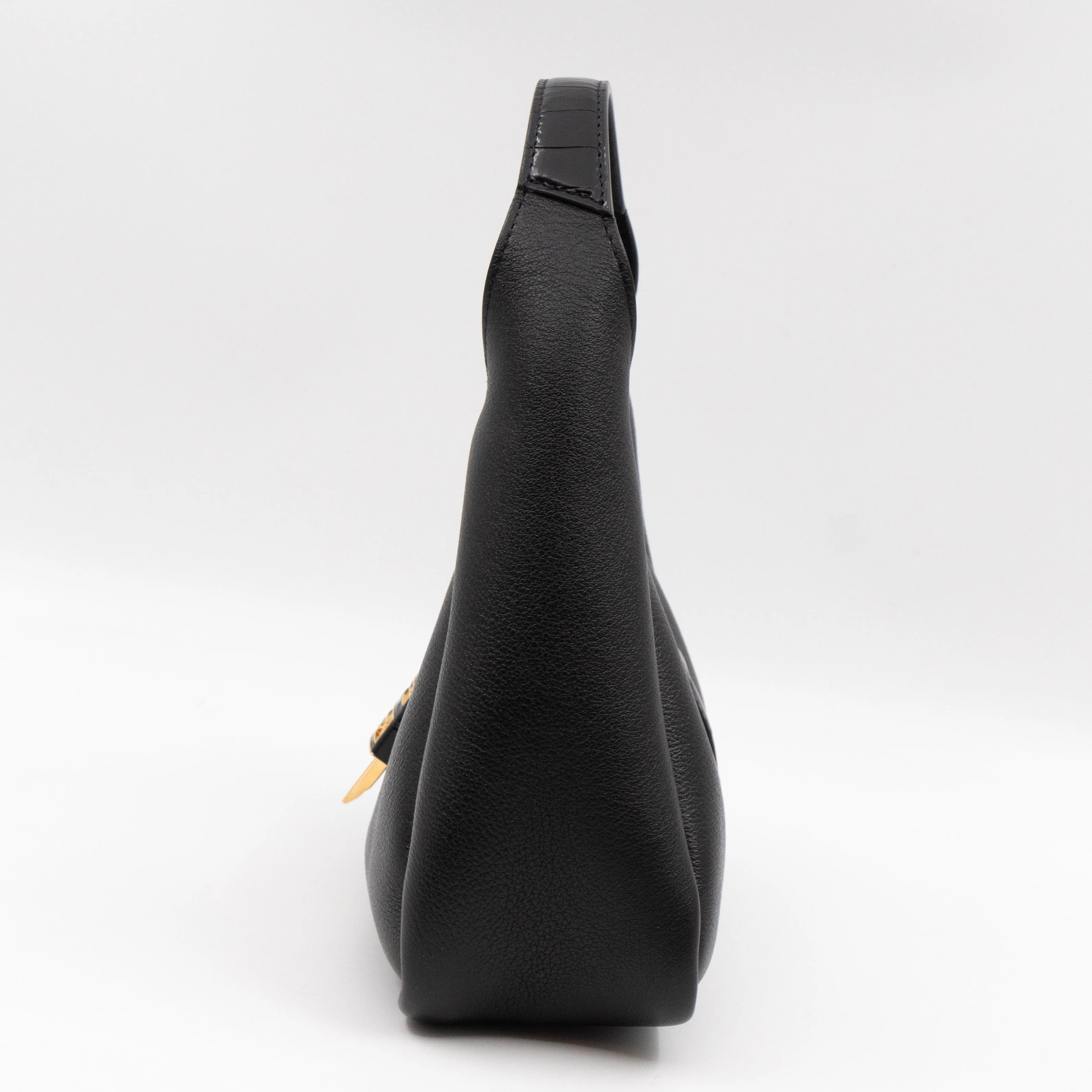 Mini G-Hobo Bag Black Leather