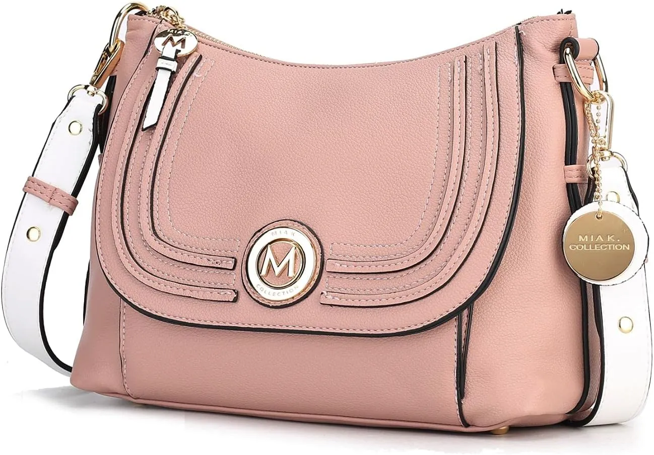 MKF Collection Crossbody Bag for Women, Shoulder Bag Lady Large Messenger Purse By Mia K