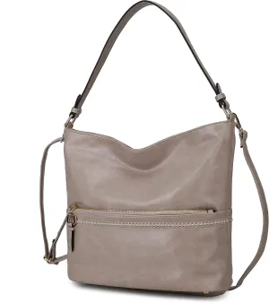 MKF Collection Shoulder Bag for women Vegan Leather Hobo Messenger purse