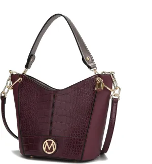 MKF Crossbody Hobo Bag for Women Purses and Handbags – PU Leather Top Handle Pocketbook Fashion – Shoulder Strap