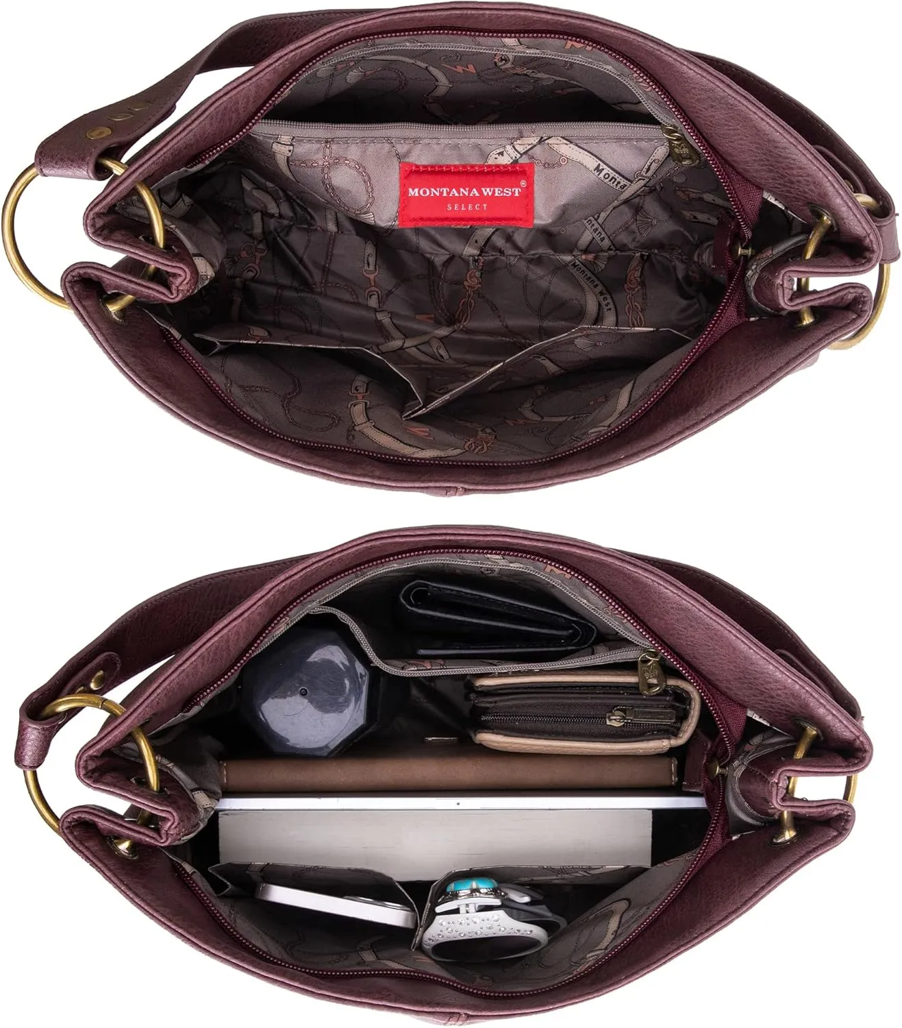 Montana West Purses for Women Hobo Shoulder Handbags with Zipper