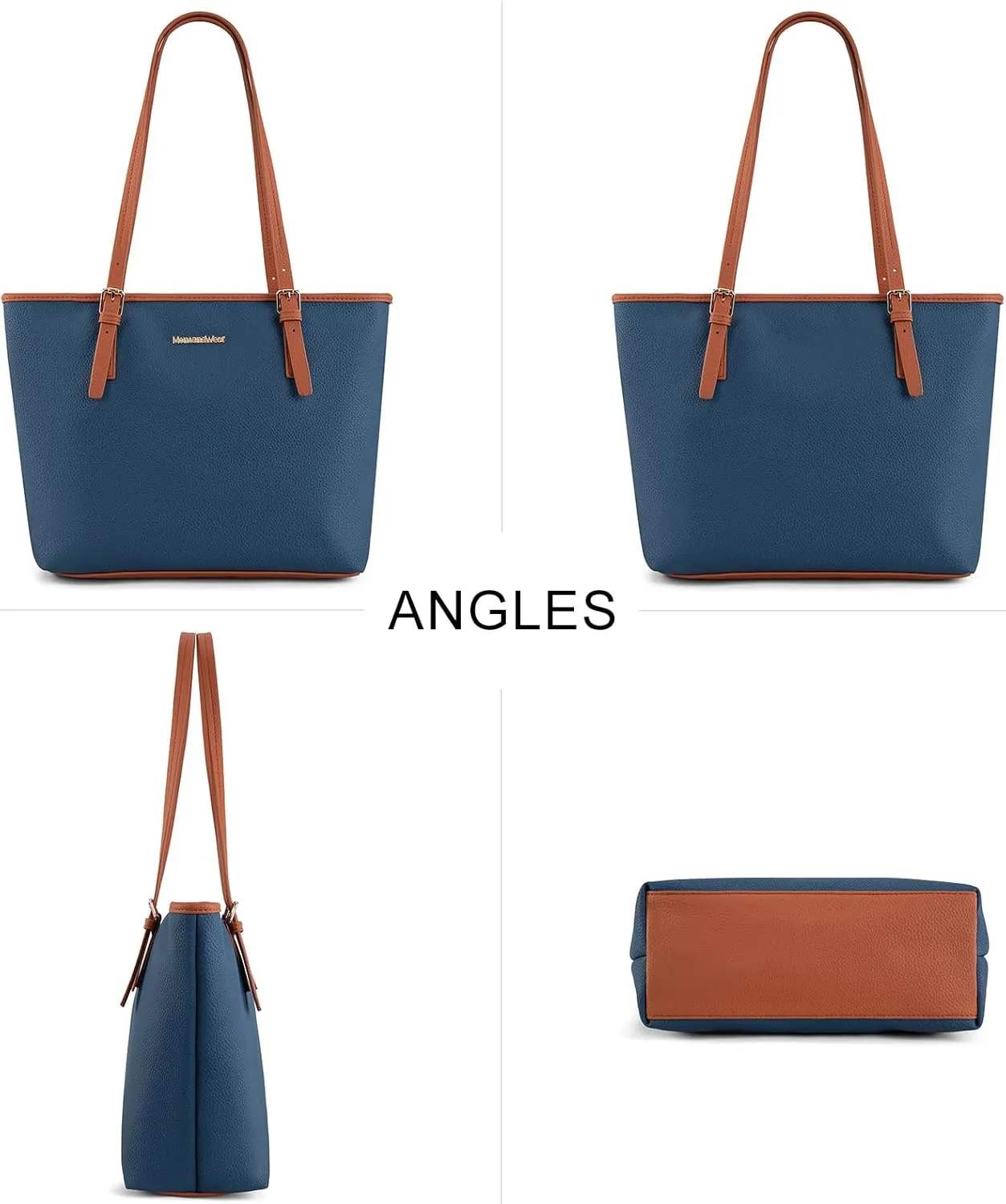 Montana West Tote Bags Vegan Leather Purses and Handbags for Women Top Handle Ladies Shoulder Bags