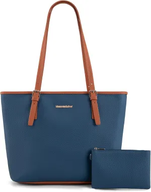 Montana West Tote Bags Vegan Leather Purses and Handbags for Women Top Handle Ladies Shoulder Bags