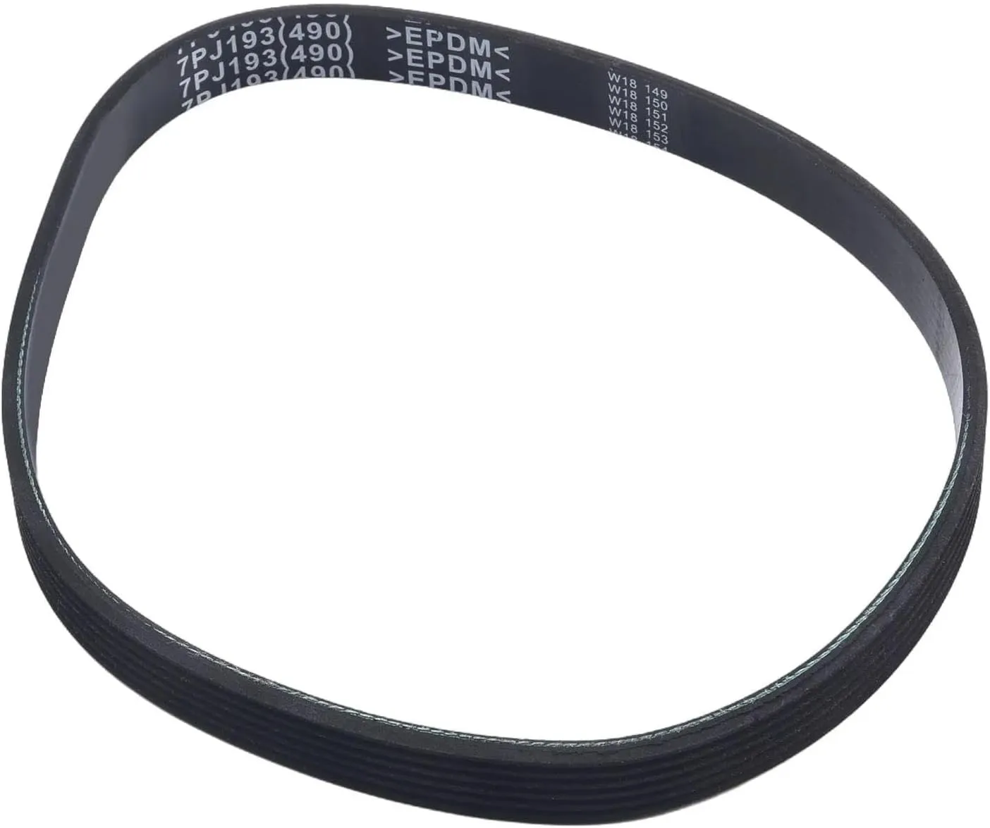 Motorcycle Drive Belt Transmission Belt Electric Mowers Drive Belt 7PJ490 Rubber Drive Belt for Qualcast for Soverign Lawnmowers