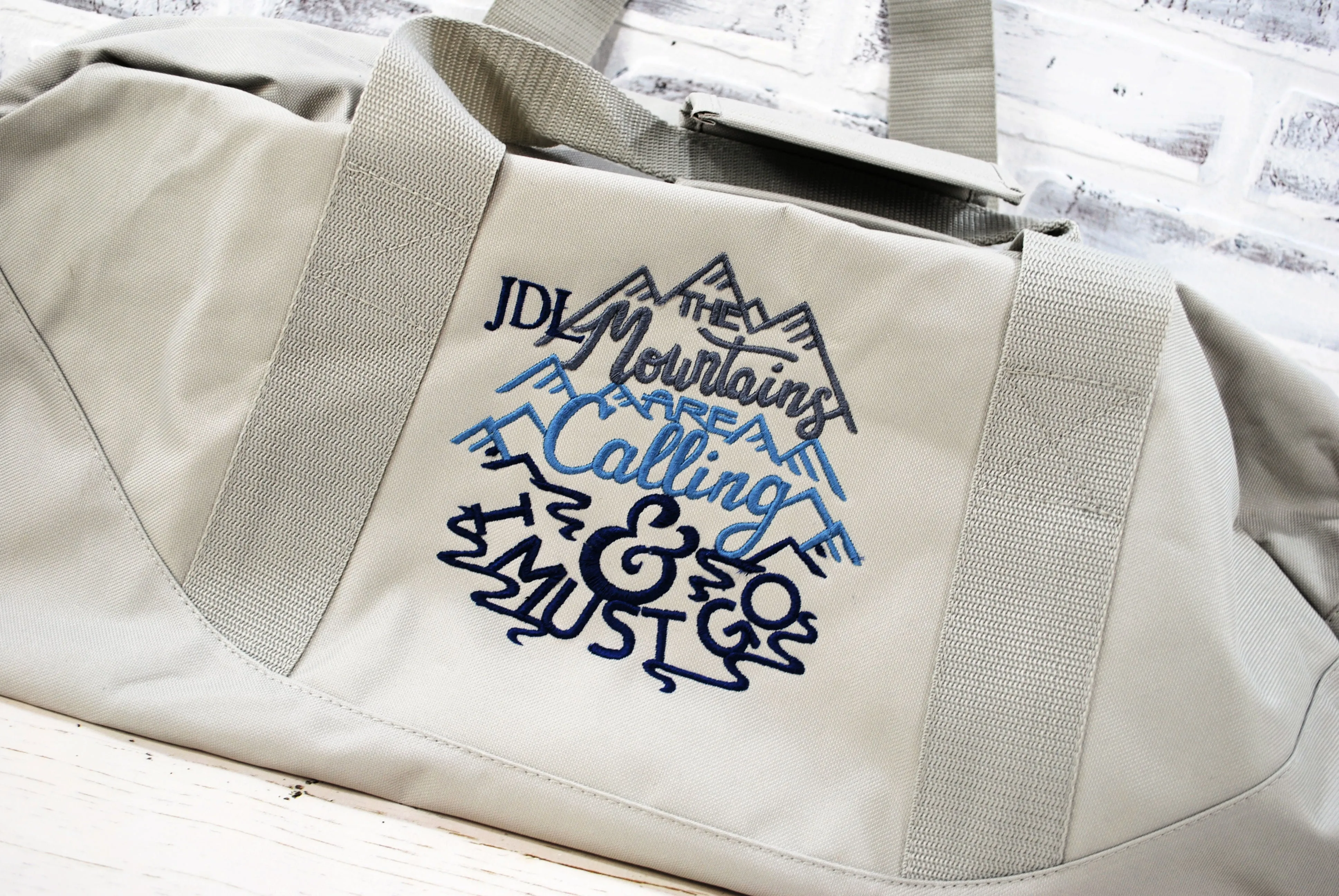 Mountians are Calling Travel Bag