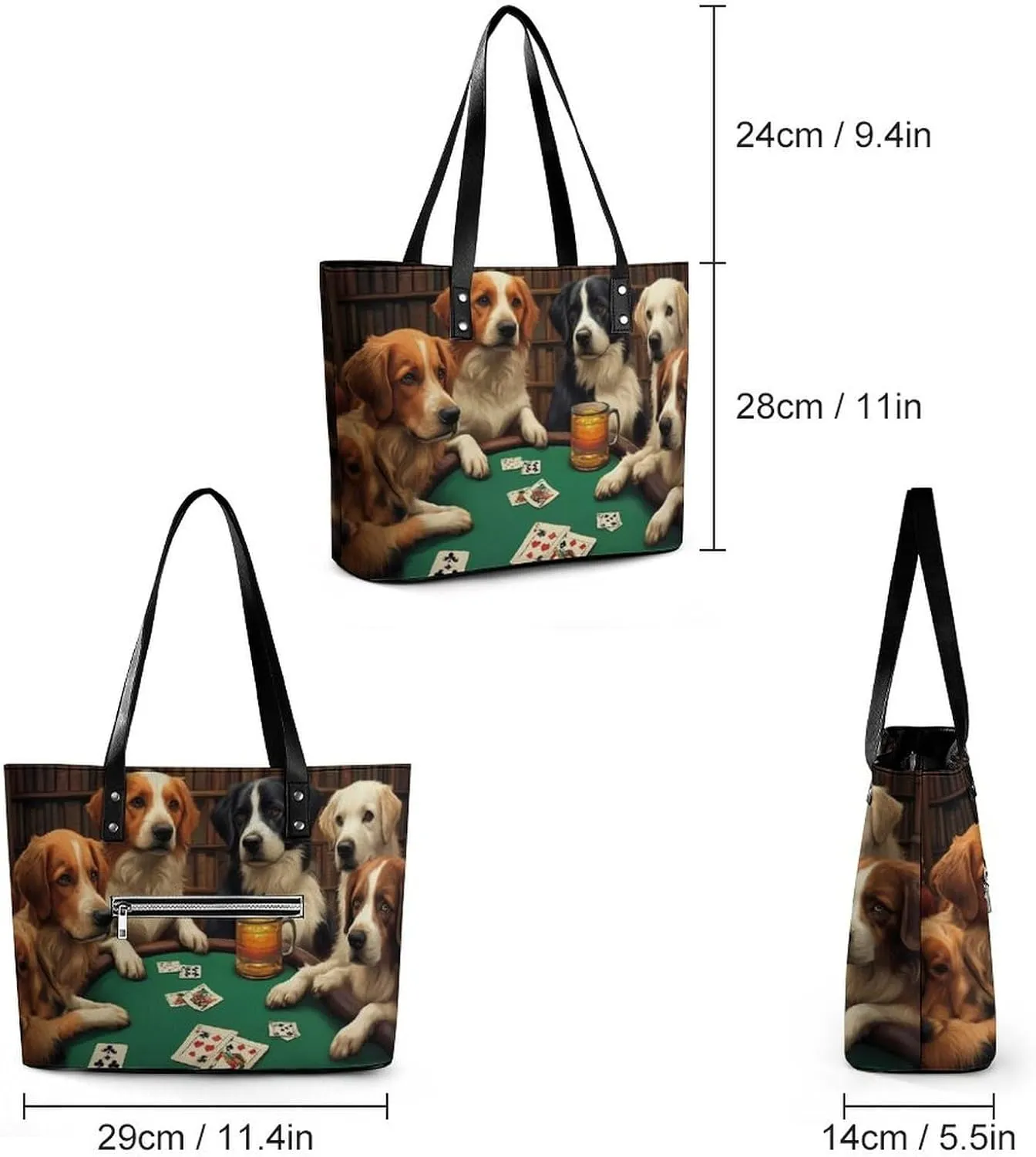 Multifunction Tote Handbags Casual Purse Bags for Women Travel Shoulder Bag