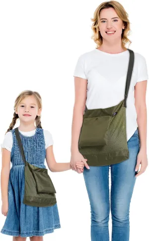 Mushroom Foraging Bag - Foraging Kit With Mesh Bag, Adjustable Shoulder Strap, Mushroom Basket With Smartphone Pocket - Mushroom Hunting Bag, Ideal Gift For Mushroom Foragers (Large & small styles)