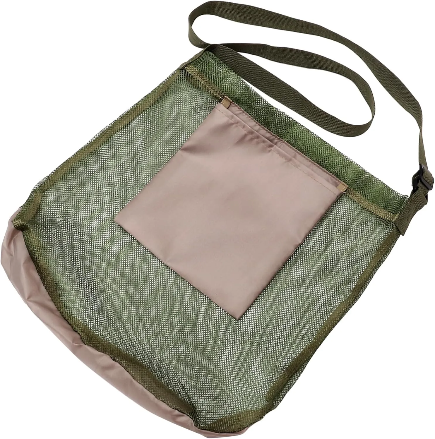 Mushroom Foraging Storage Bag Breathable Mesh Pouch for Outdoor Use Large Capacity Reusable Shoulder Bag for Wild Fruits and Tools Lightweight Portable Design