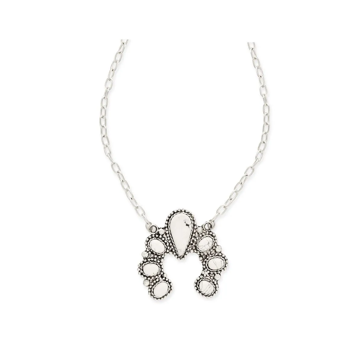 Myra Selena Trail Squash Blossom Necklace S-9207