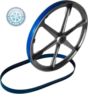New Blue Max Heavy Duty Replacement Band Saw Urethane Tire Set With Installation Roller Auxiliary Tool FOR SHOPSMITH MARK V 11 INCH BAND SAW