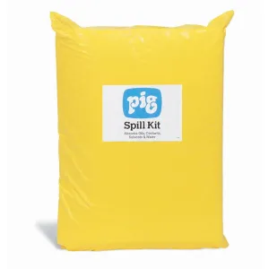 New Pig Refill for Economy Spill Kits in Duffel Bag, 5-Gallon Absorbency, Absorbs Oils, Coolants, Solvents & Water, KIT242