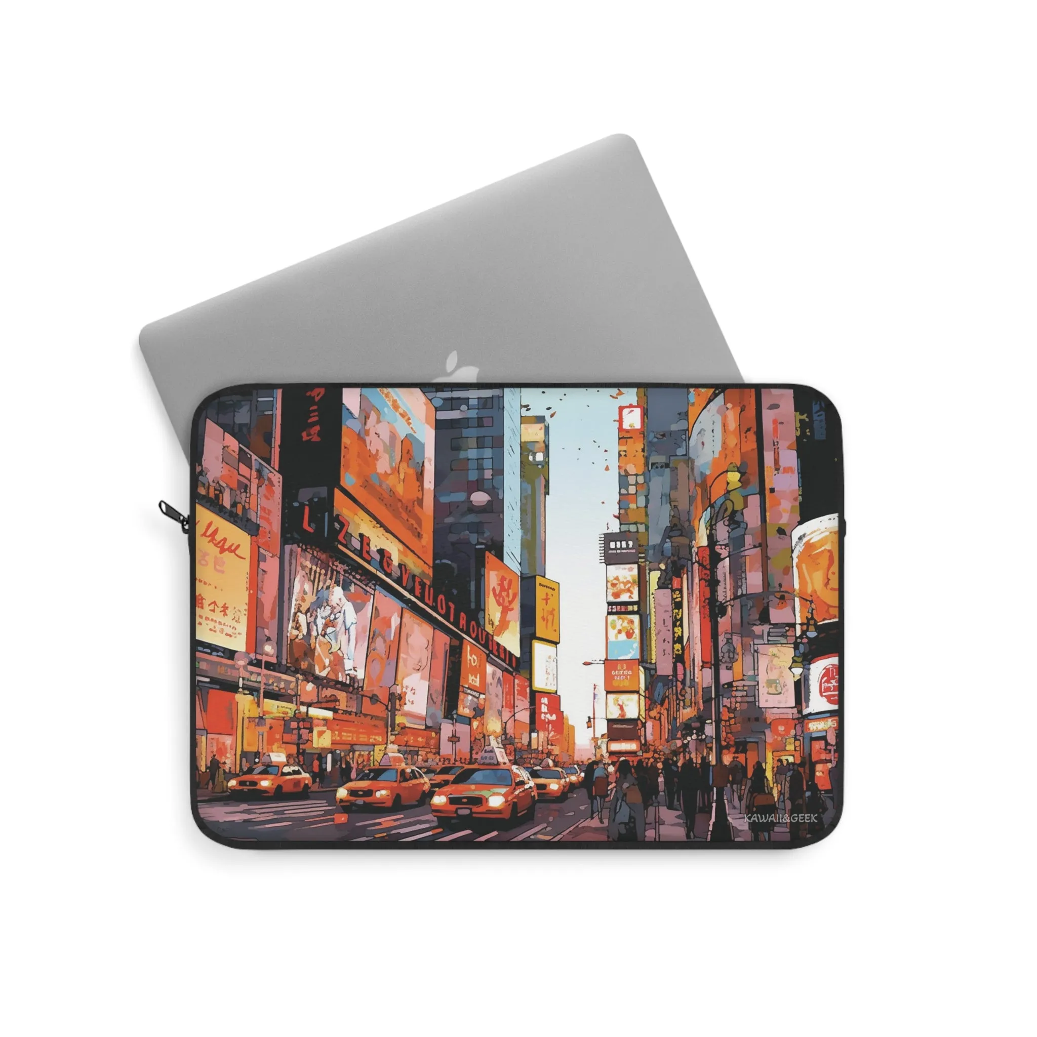 New York Sunset Laptop Sleeve - Carry the Vibrant Energy of the City with You