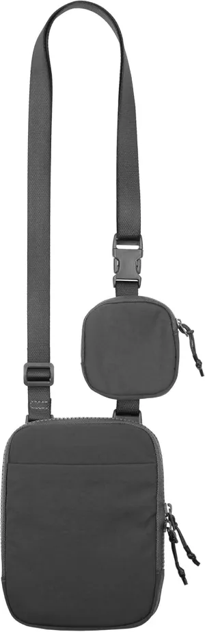 Niumike Small Crossbody Bag Adjustable Belt Bag with Removable Pouch Nylon Cell Phone Purse for Women Travel Workout Hiking