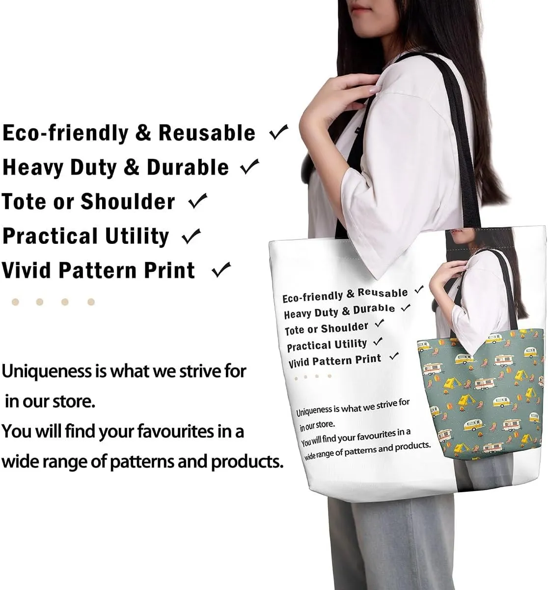 Nurse Gifts for Women,Nursing Canvas Tote Bag for Women,Nurse Hat Stethoscope Waterproof Beach Bag