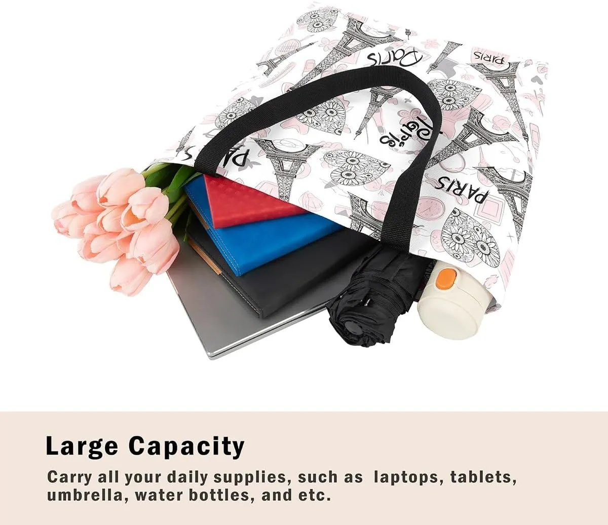Nurse Gifts for Women,Nursing Canvas Tote Bag for Women,Nurse Hat Stethoscope Waterproof Beach Bag