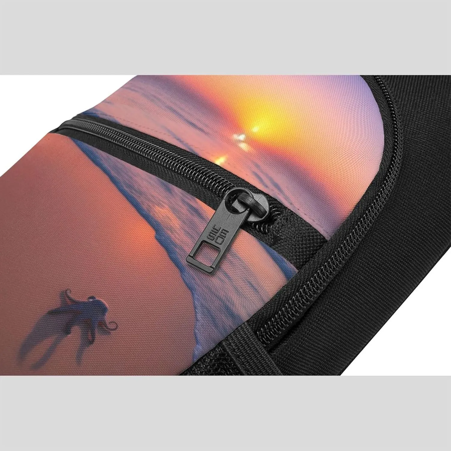 Octopus Beach Sunset Sling Bags For Man And Women Crossbody Chest Bag Shoulder Bag For Casual Sport Daypack