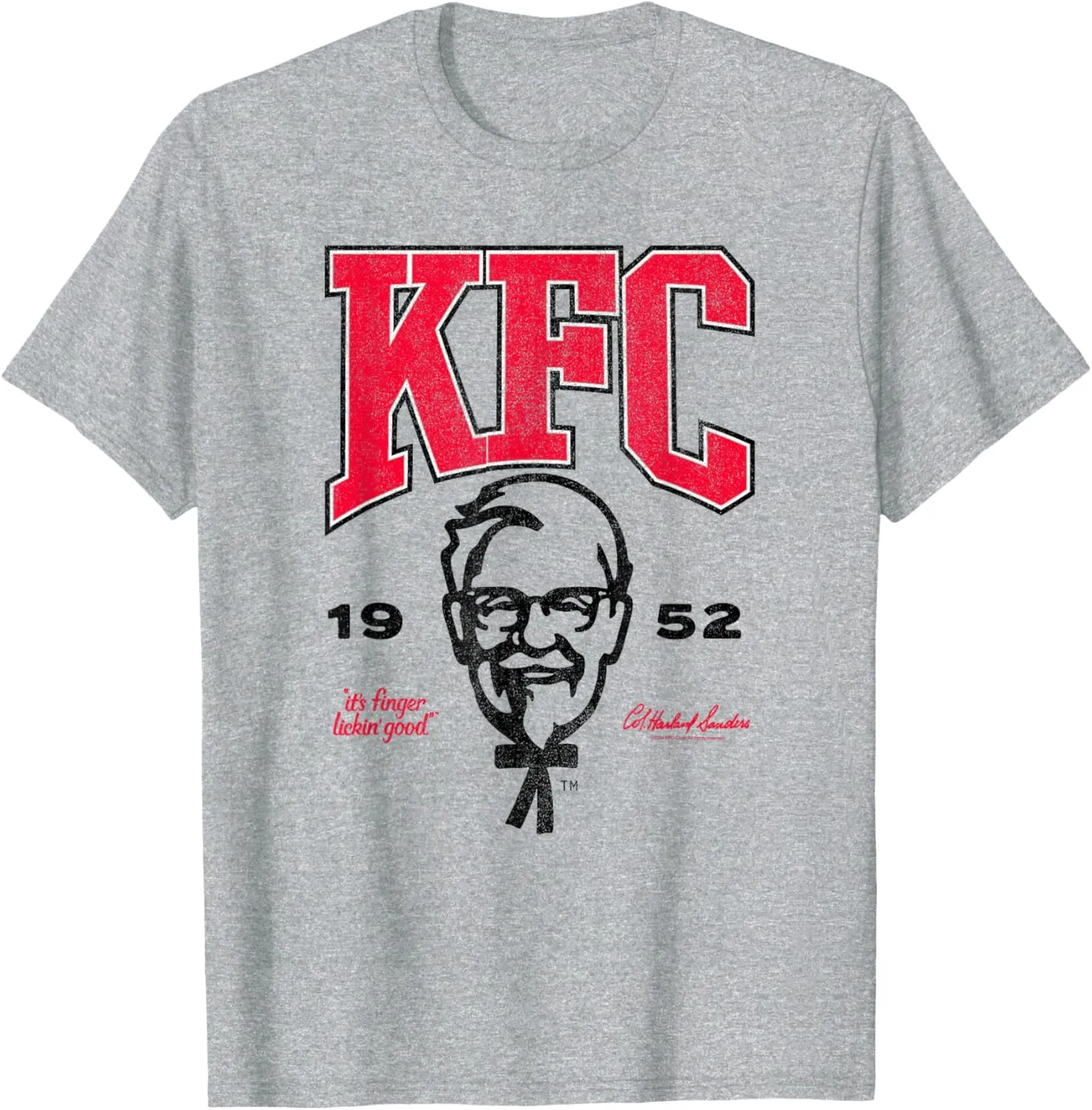 Officially Licensed KFC Colonel Sanders Chicken the Hard Way T-Shirt