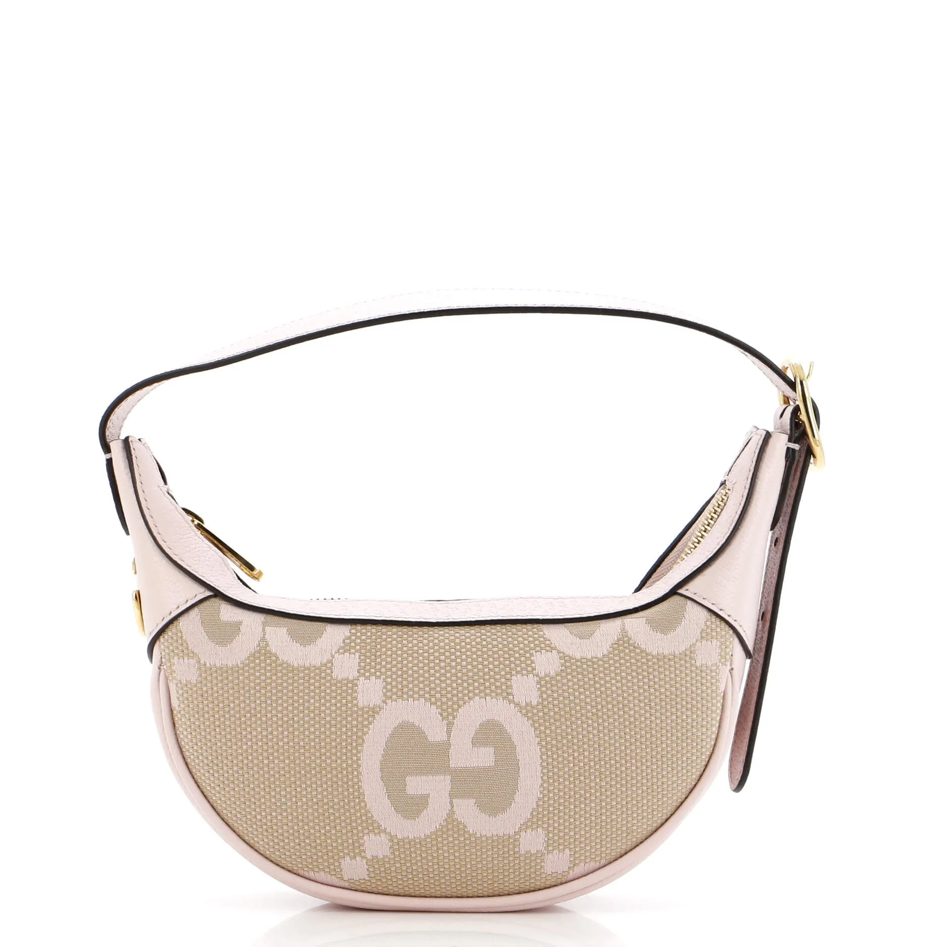 Ophidia Zip Hobo Jumbo GG Canvas with Leather Mini