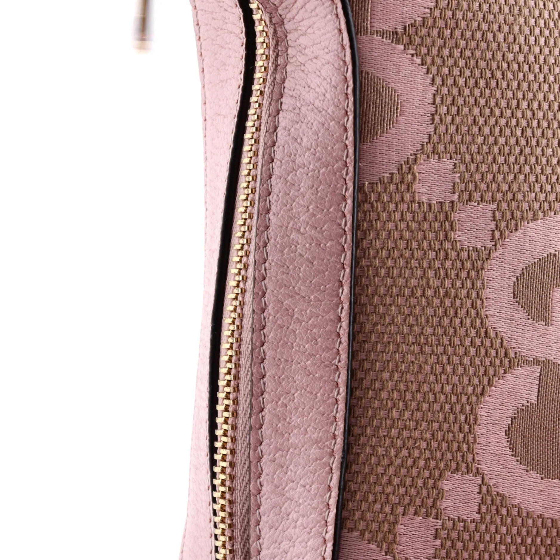 Ophidia Zip Hobo Jumbo GG Canvas with Leather Mini