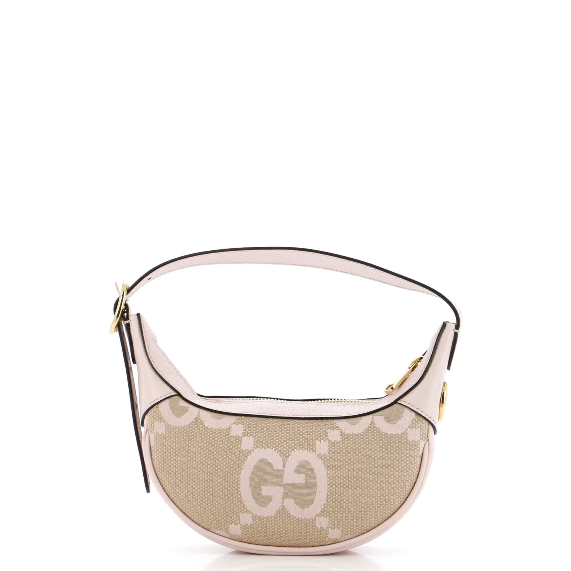 Ophidia Zip Hobo Jumbo GG Canvas with Leather Mini