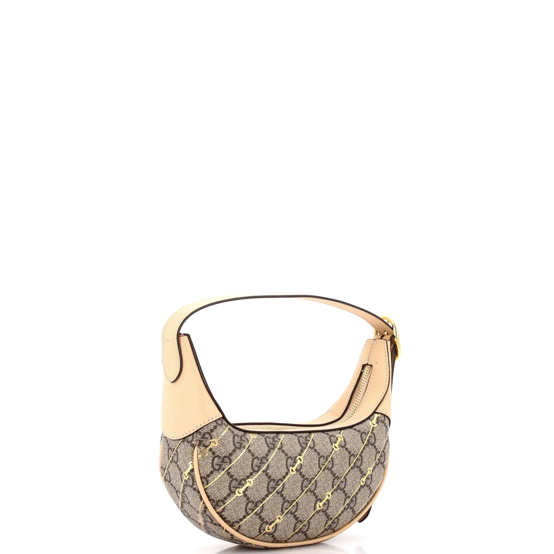 Ophidia Zip Hobo Print GG Coated Canvas Mini