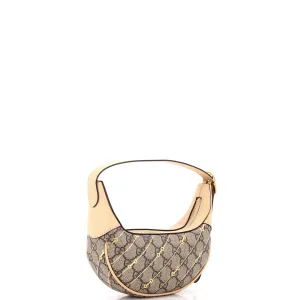 Ophidia Zip Hobo Print GG Coated Canvas Mini