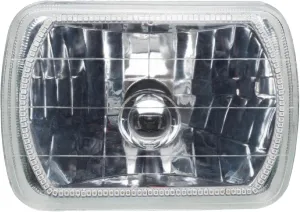 ORACLE Lighting 6908-002 7X6 Inch Blue Sealed Beam Headlight with Pre-Installed SMD Halo fits Classic Cars Trucks Motorcycles - Replacement for H6054 Sealed Beam Headlights