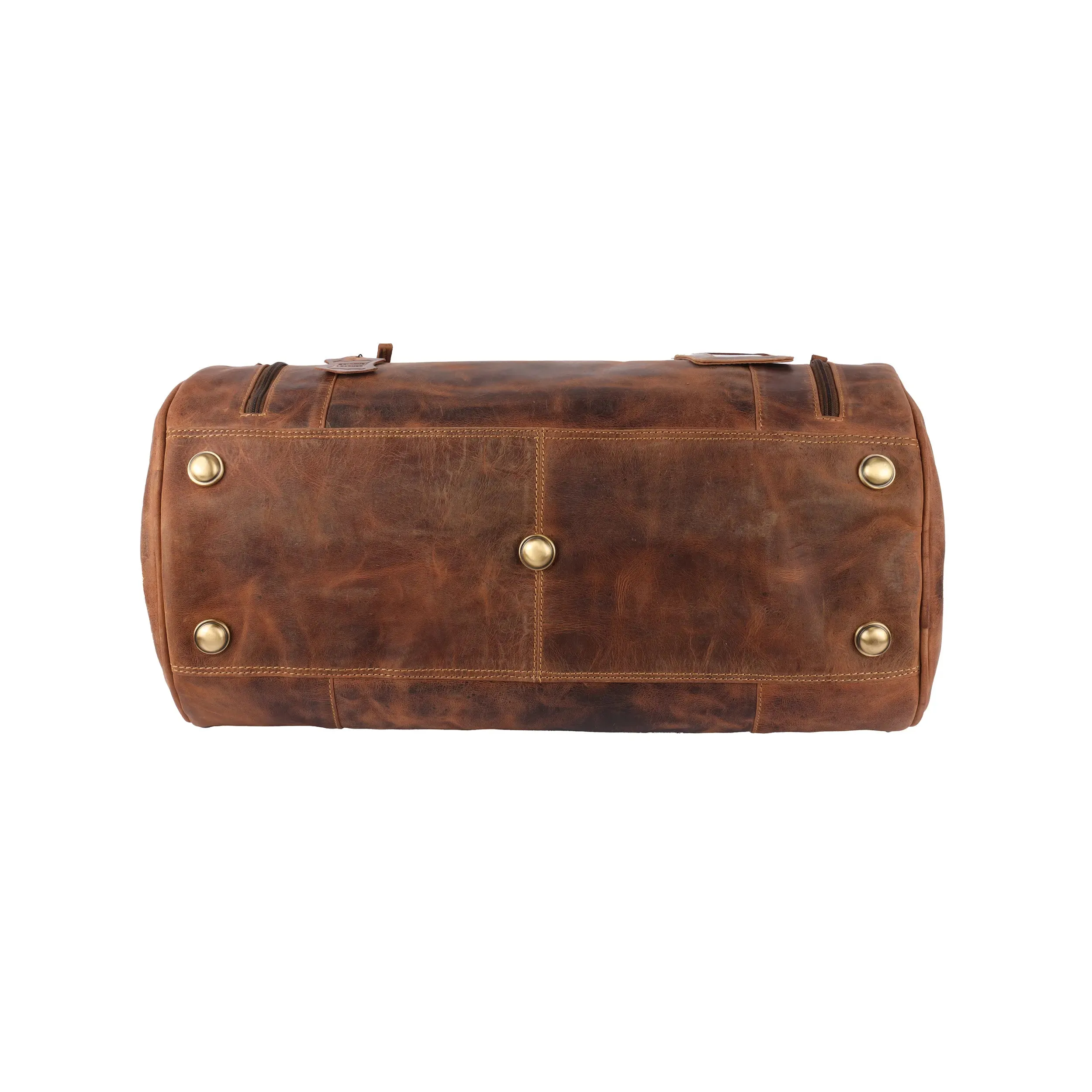 Oran Leather - Positano Duffle Bag - Hunter