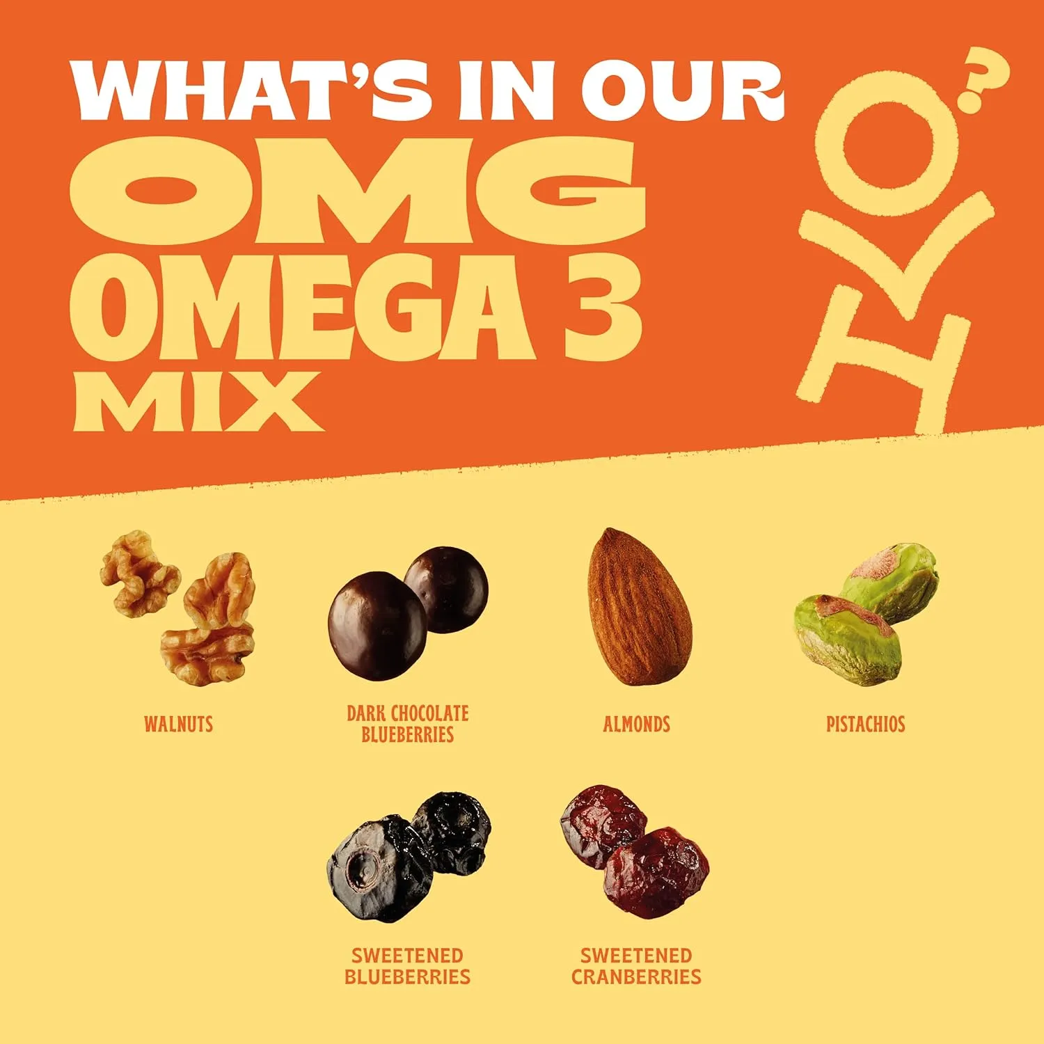 Orchard Valley Harvest Variety Pack, Salted Caramel Munch 7 oz, Dipped Almonds 8 oz, & Omega 3 Mix 8 oz (Pack of 3), Craveable, Sweet & Salty Snack Mixes, On-The-Go Snacks For The Whole Family