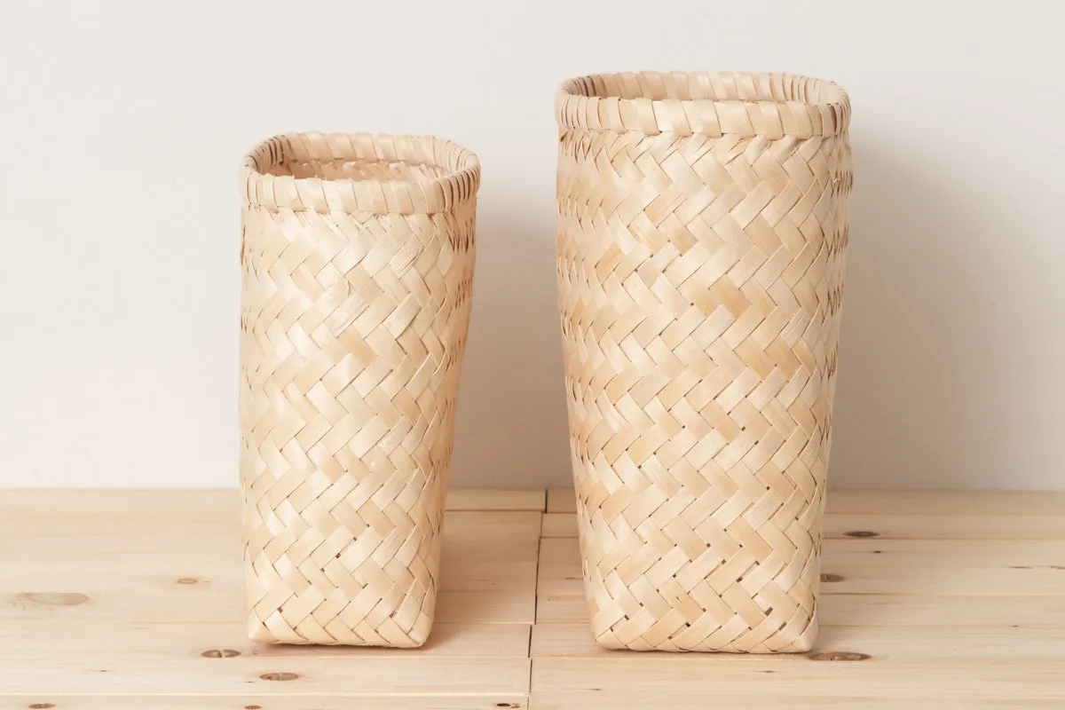 Organizing basket slim S, L  / Itaya maple / Akita-JPN 720909