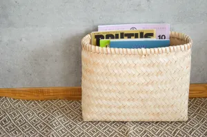 Organizing basket slim S, L  / Itaya maple / Akita-JPN 720909