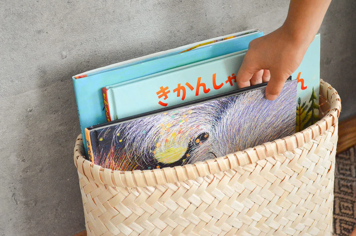 Organizing basket slim S, L  / Itaya maple / Akita-JPN 720909