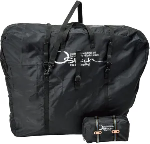 Ostrich (Ostrich) Wheel Lines Bag [R – 420] Black