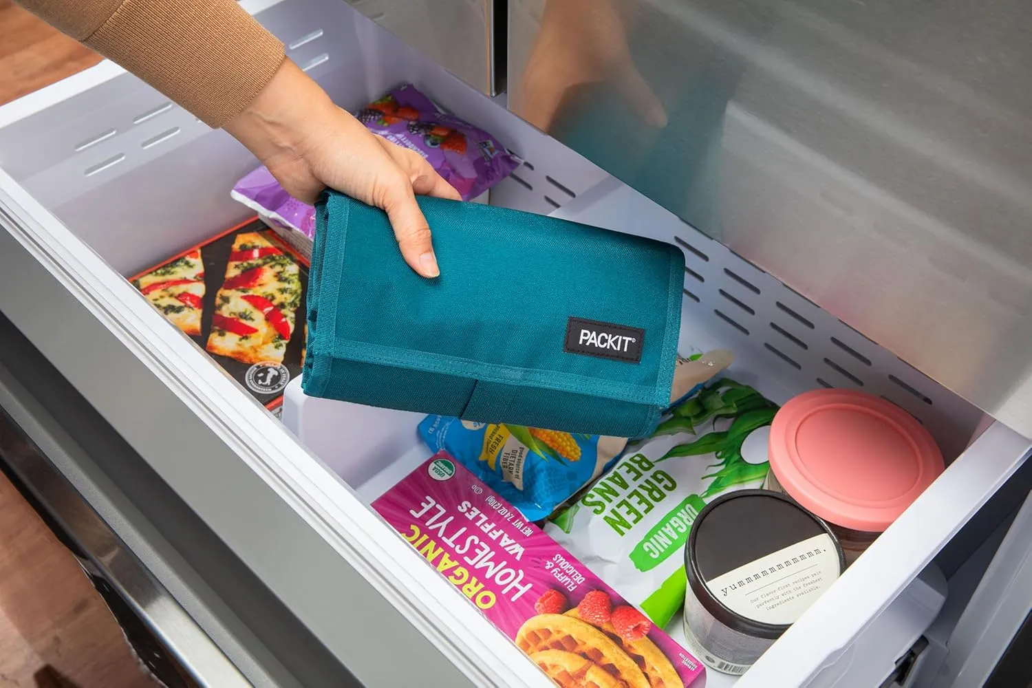 Packit Freezable Lunch Bag, Deep Teal