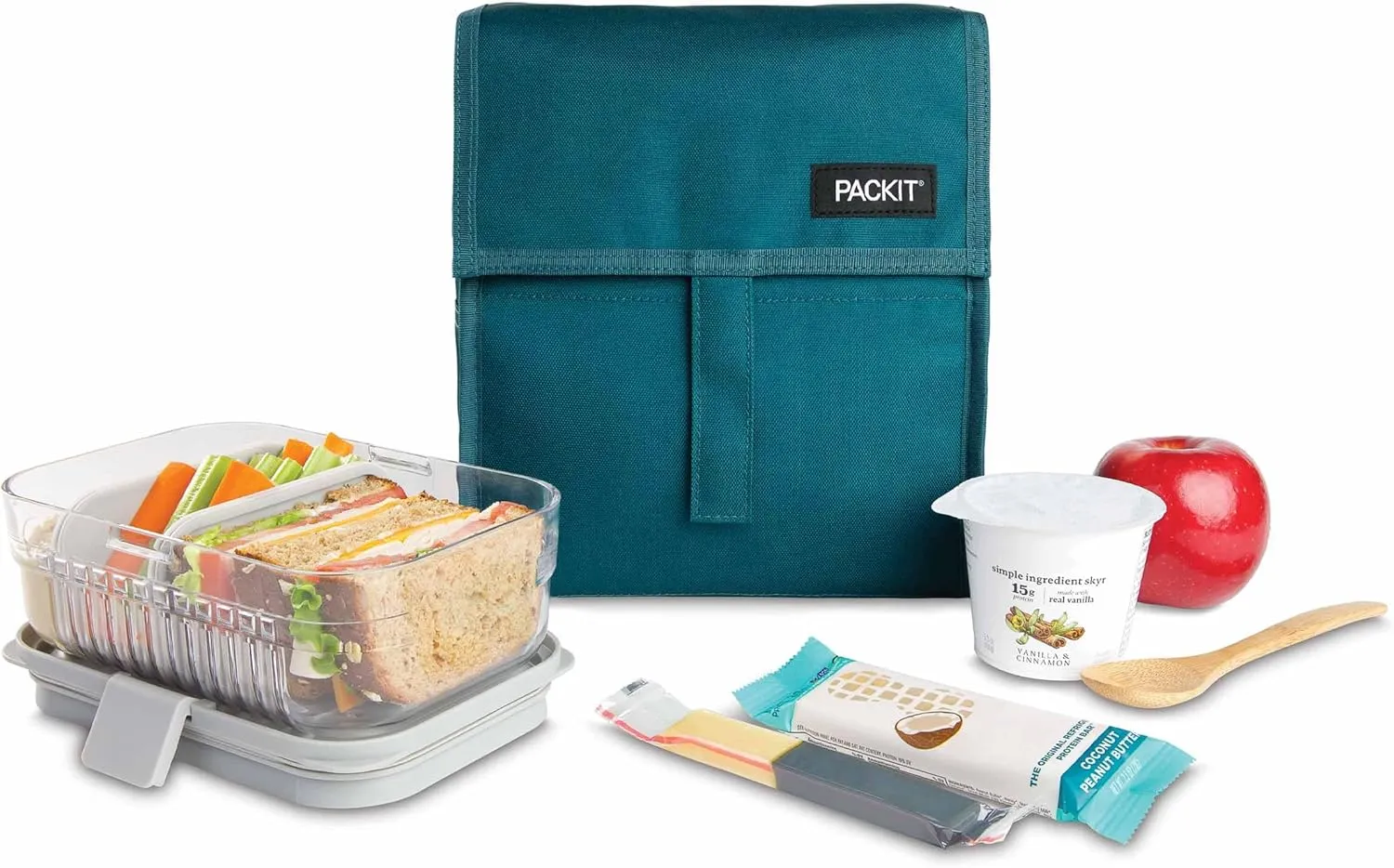 Packit Freezable Lunch Bag, Deep Teal