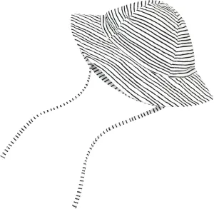 Pencil Stripe Organic Cotton Sun Hat