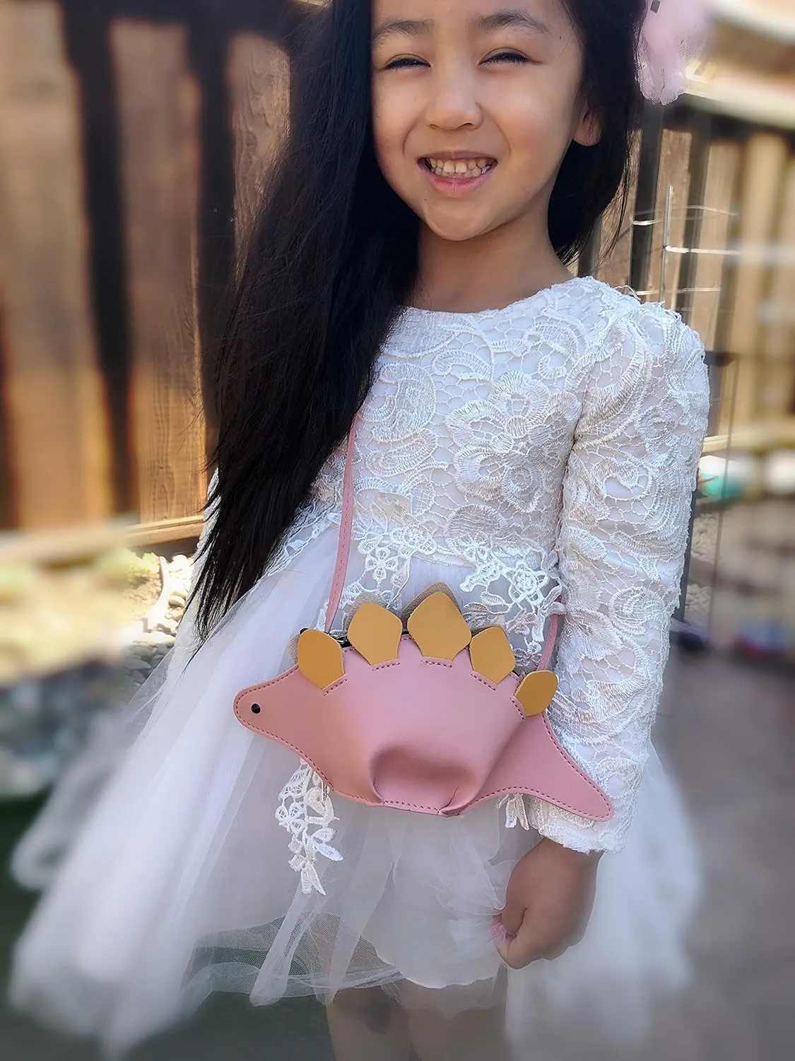 Personalized Dinosaur Toddler Crossbody Bag, Purse For Toddler Girls, Little Girl Bag, Leather Toddler Purse, Girl Birthday Gift,Girls Purse