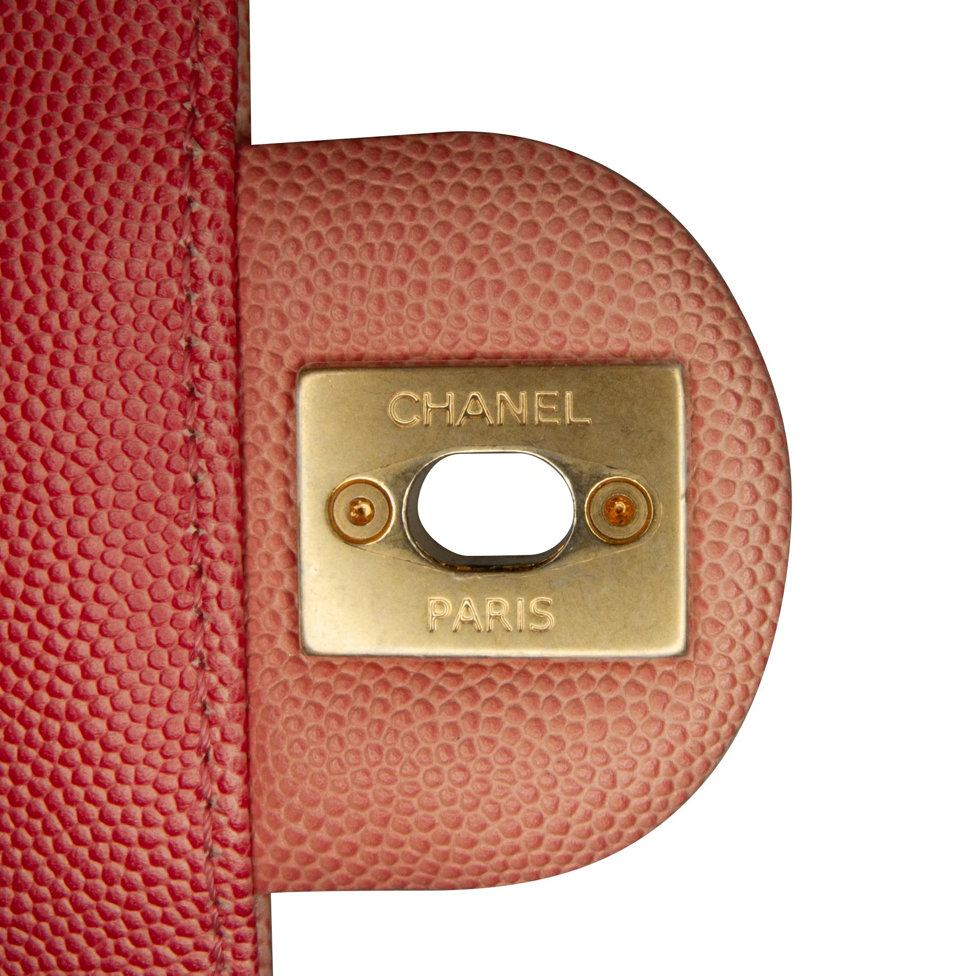 Pink Chanel Caviar Sunset On The Sea Flap Belt Bag