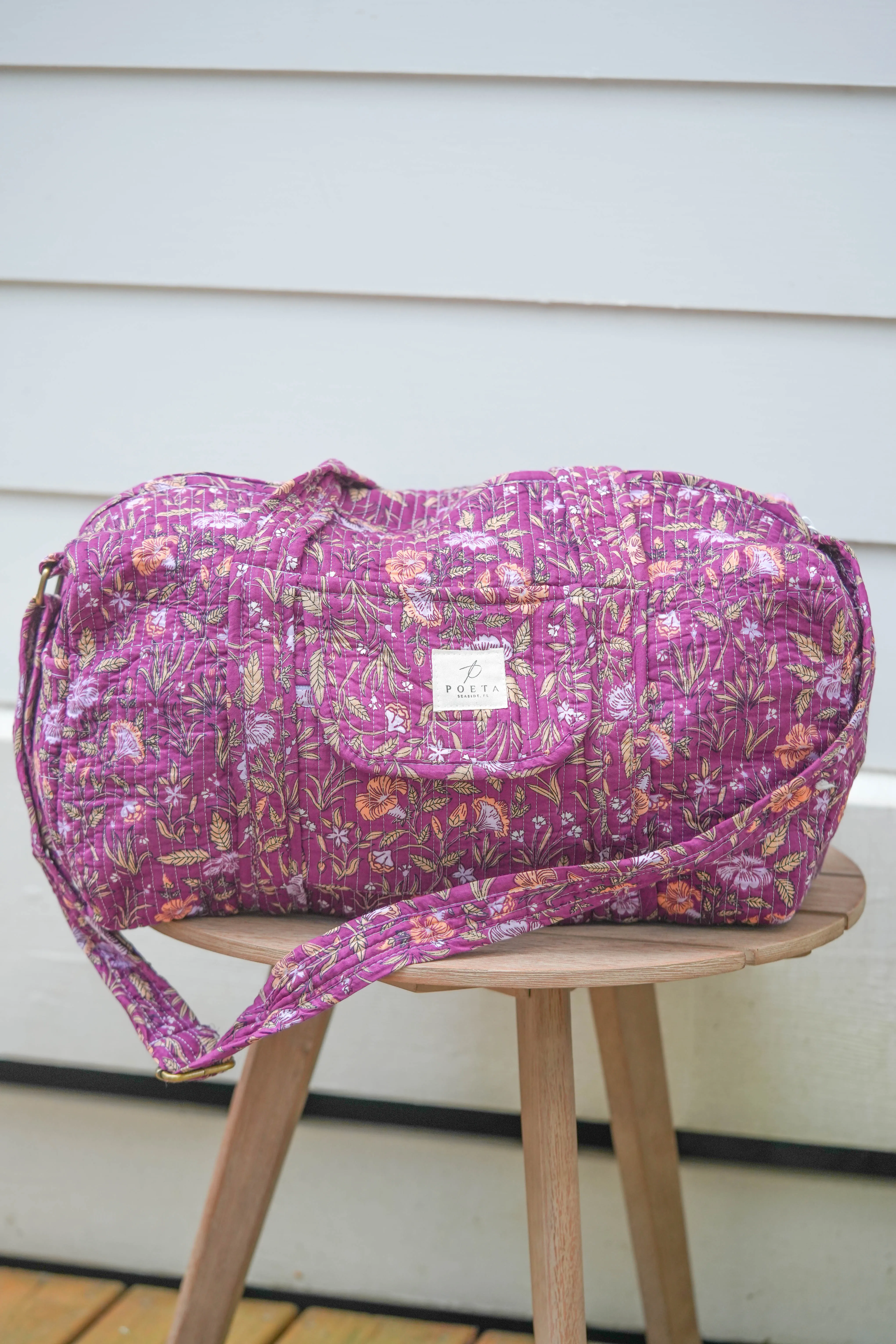 Plum Duffle Bag